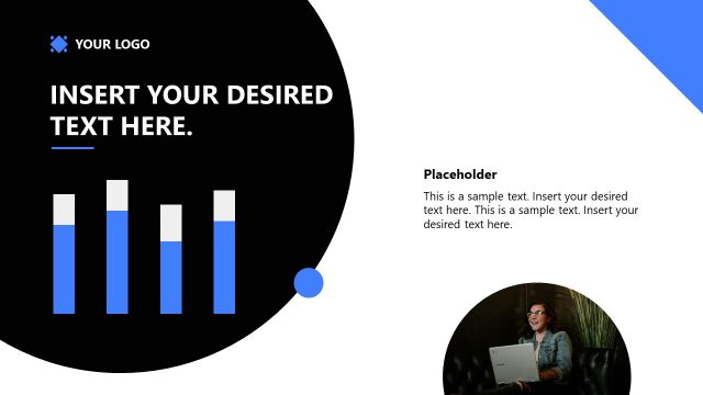 Data Chart Startup Pitch Deck Template