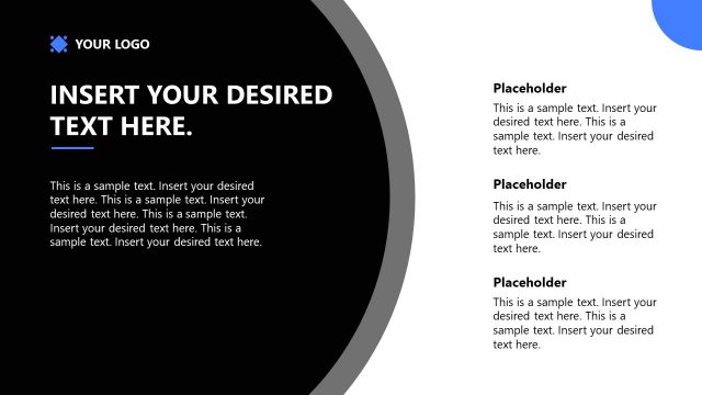 Editable Content Layout Startup Pitch Deck Template