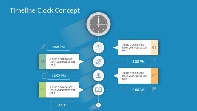 Timeline Clock Concept for PowerPoint