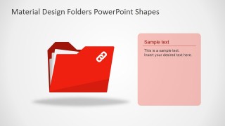 PPT Shapes of Flat Document Folders