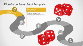 PowerPoint Timeline Inspired in Board Game