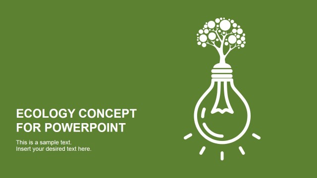 Ecology Concept PowerPoint Template Design