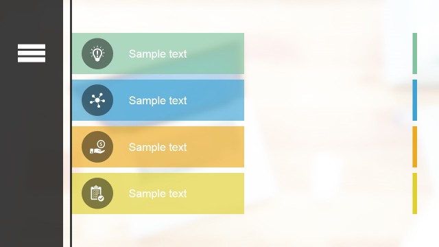 Professional Blur PowerPoint Template