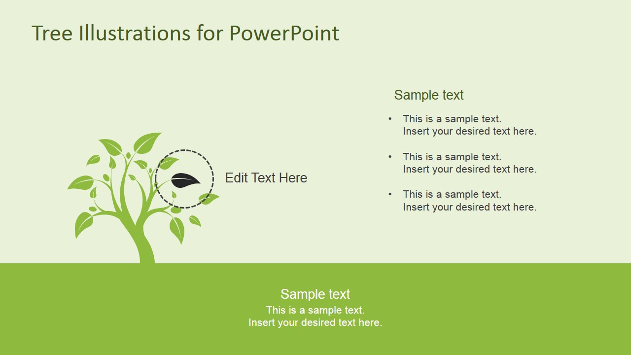 Tree Illustration Diagrams for PowerPoint - SlideModel