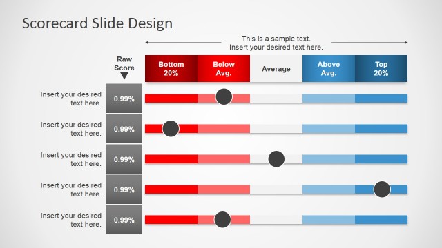 Professional Scorecard Table for PowerPoint