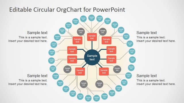 Editable Circular Org Chart