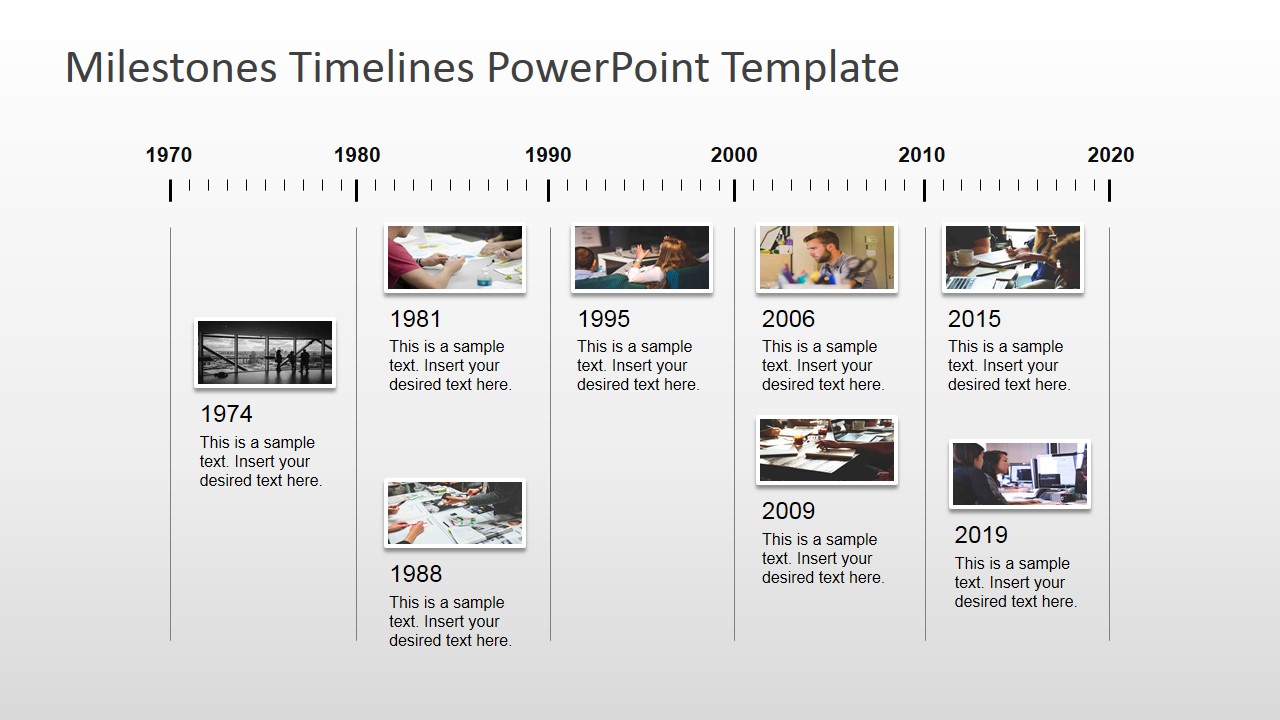 PowerPoint Timeline Pictures Board