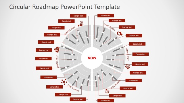 Circular Roadmap PPT Template