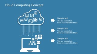 Cloud Computing IT Design Illustration