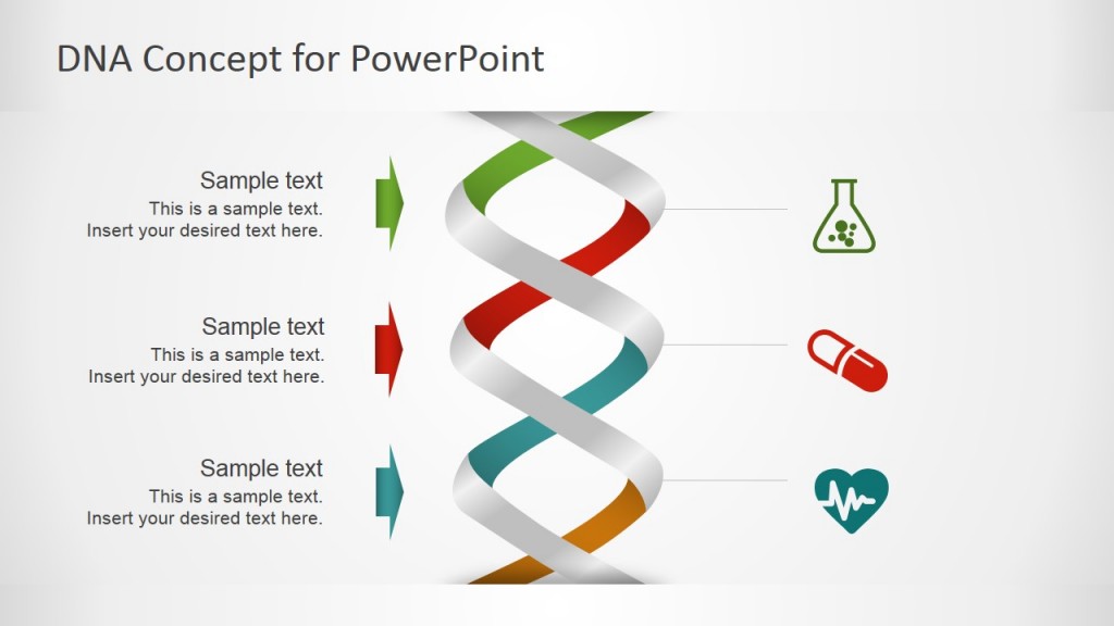DNA Slide Design Shapes - SlideModel