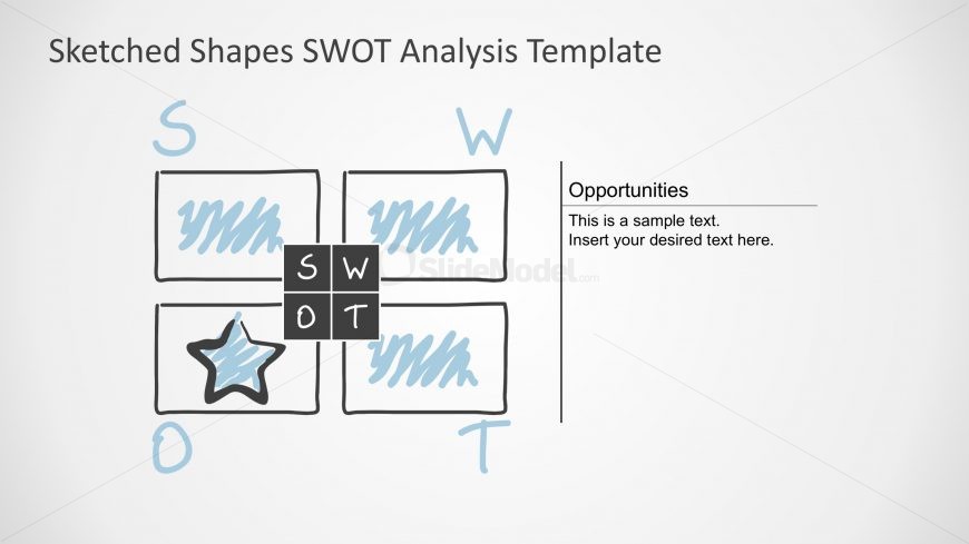PPT SWOT Analysis Template for PowerPoint