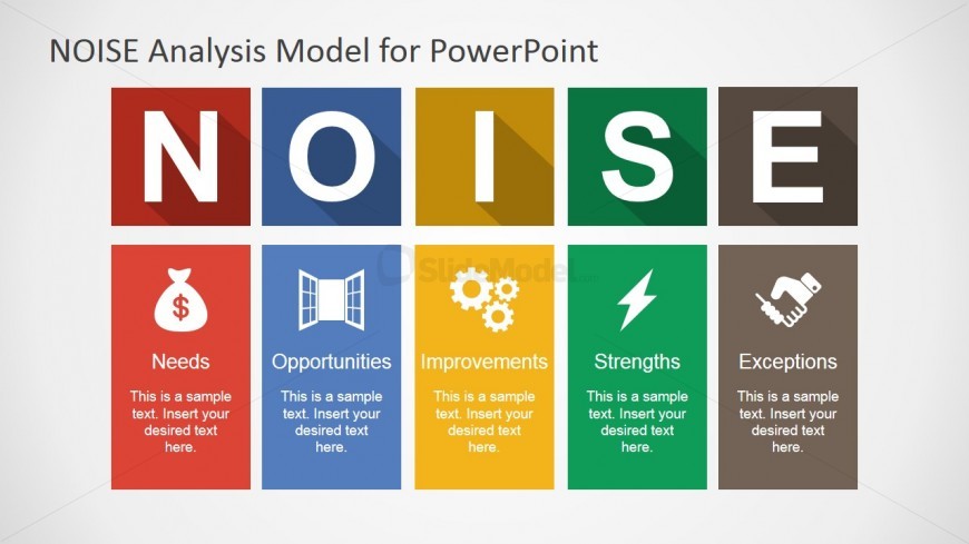 PowerPoint Template NOISE Analysis