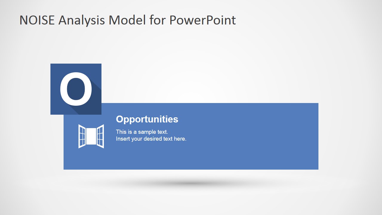 PowerPoint Slide Design for Opportunities NOISE factors
