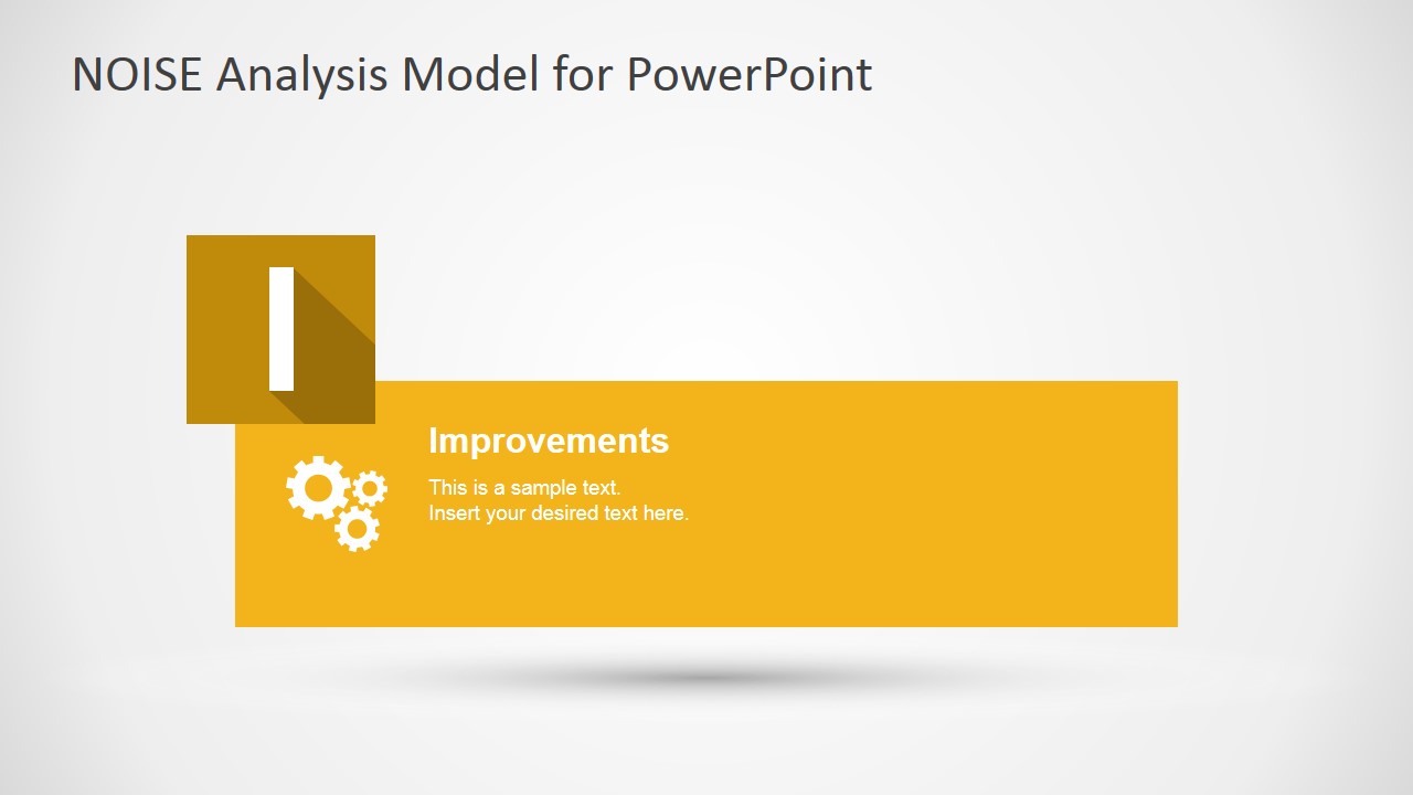 PowerPoint NOISE Diagram Improvements Slide