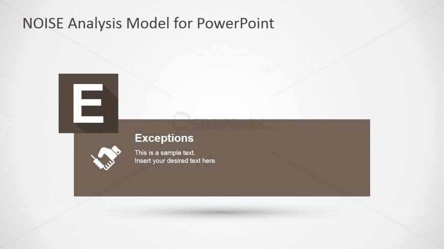 PowerPoint Slide for Exceptions Factors NOISE Model