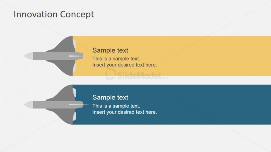 Jet PowerPoint Shapes Slide Design