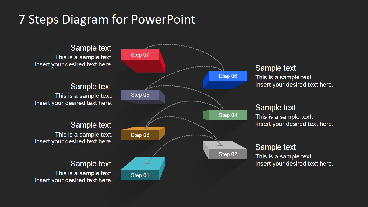 7 Steps Diagram Design for PowerPoint - SlideModel