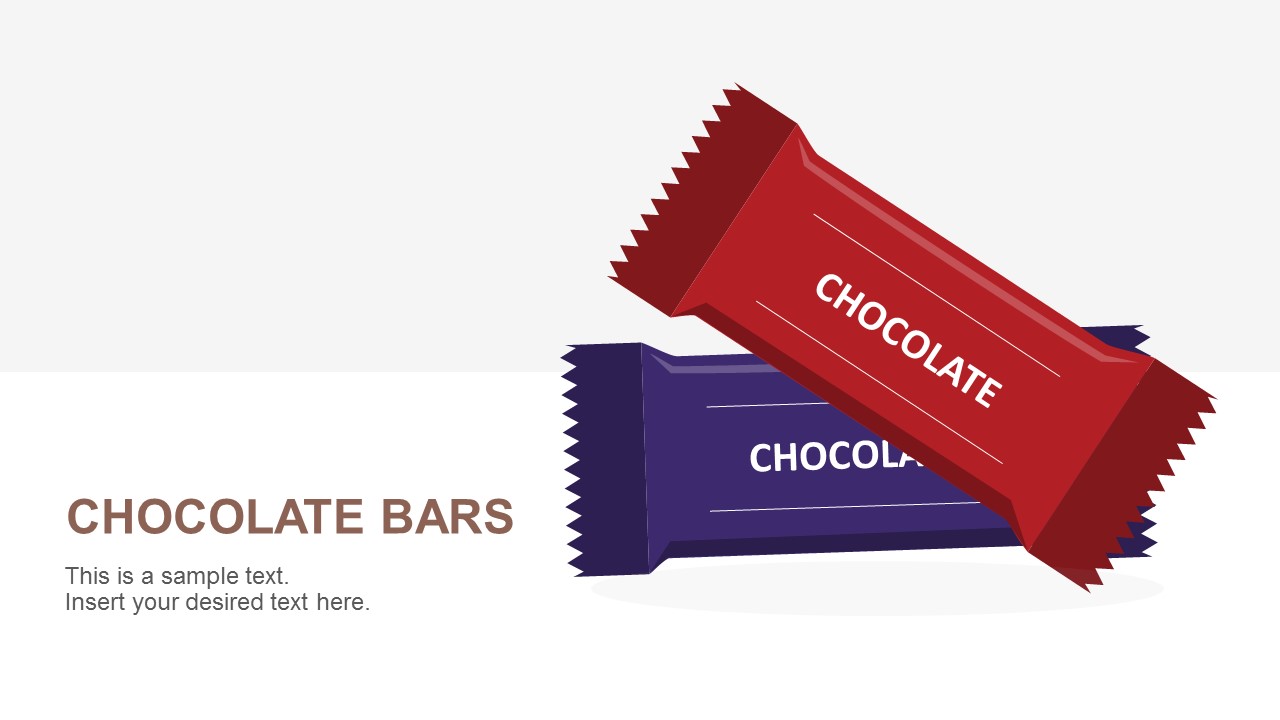 Chocolate Bars PowerPoint Template Cover