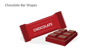 Chocolate Bar Shapes For PowerPoint Templates