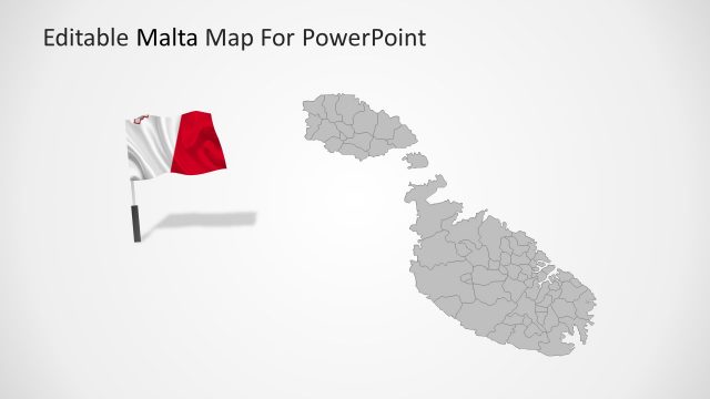 Malta Flag Red and White