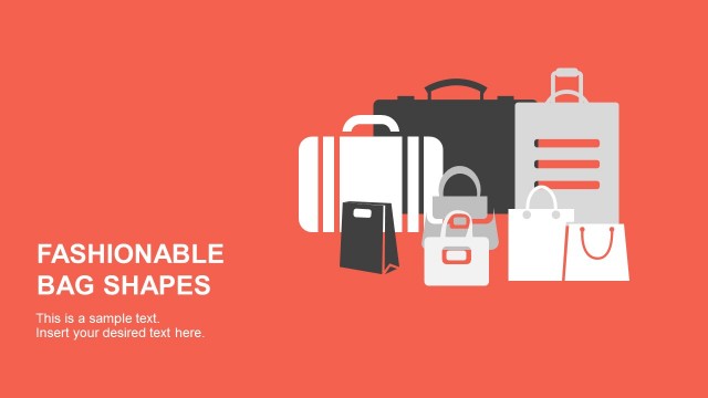 Fashionable Bag Shapes for PowerPoint