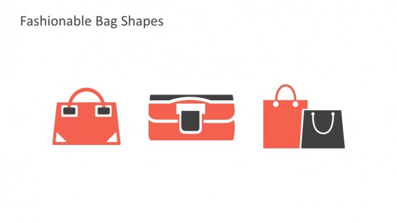 Editable Fashionable Bags Shapes For PowerPoint