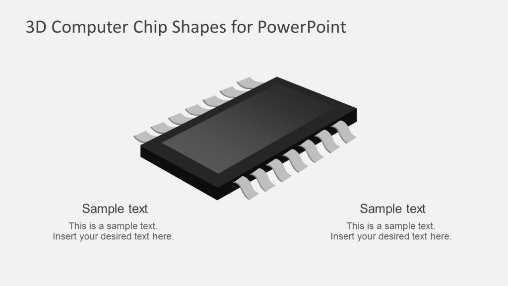 Computer Chip Board PowerPoint Template - SlideModel