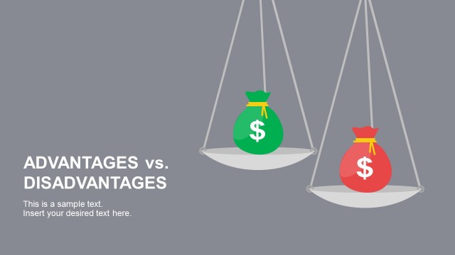 Advantages vs. Disadvantages PowerPoint Template