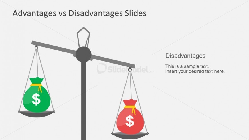PowerPoint Business Presentations Advantage Disadvantage