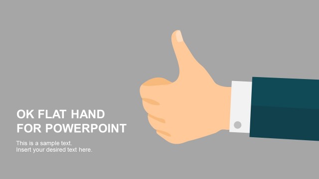 OK Flat Hand Gestures for PowerPoint