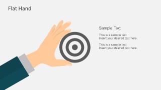 Flat Hand Gestures Design For PowerPoint