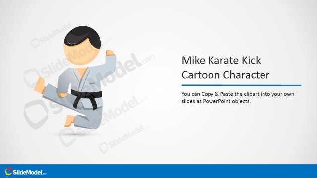 Karate Sport PowerPoint Clipart