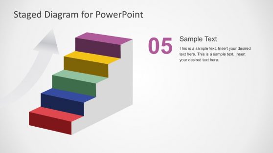 Colorful Stage Diagram PowerPoint