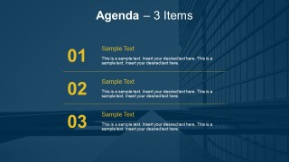 3 Point Meeting Agenda PowerPoint Templates