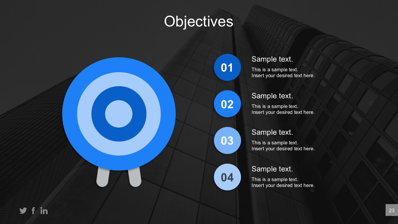 Company Objectives PowerPoint Presentation Template