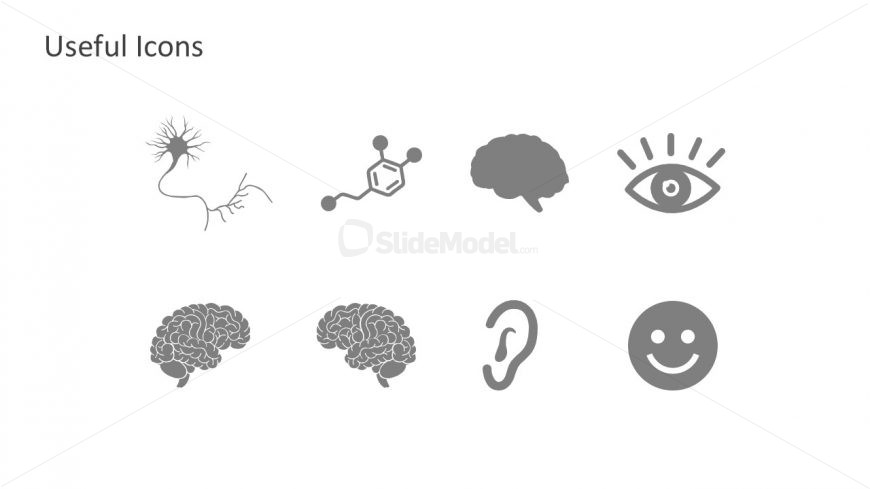 PowerPoint Human Brain Icons 