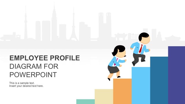 Employee Profile Diagram PowerPoint Template