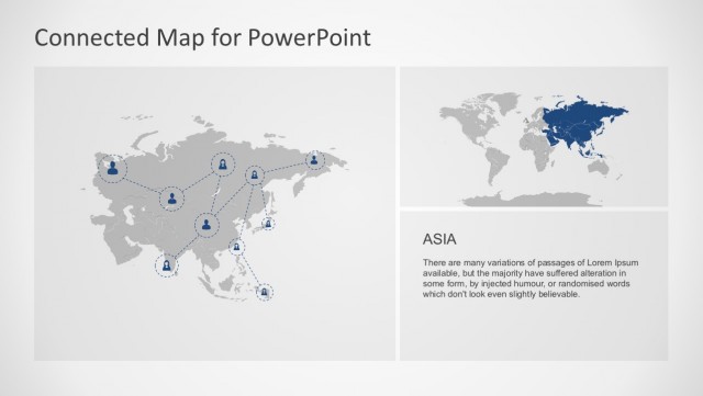 Asia Super Continent Map For Powerpoint Slidemodel Asia Super Continent Map For Powerpoint Slidemodel