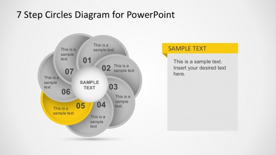 Colorful 7 Steps Business PowerPoint Diagram - SlideModel