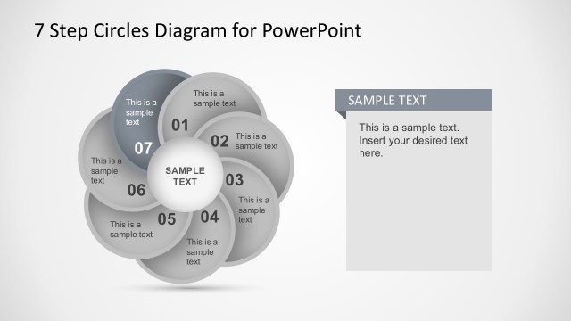 7 Stages PowerPoint Flow Chart For Business Processes