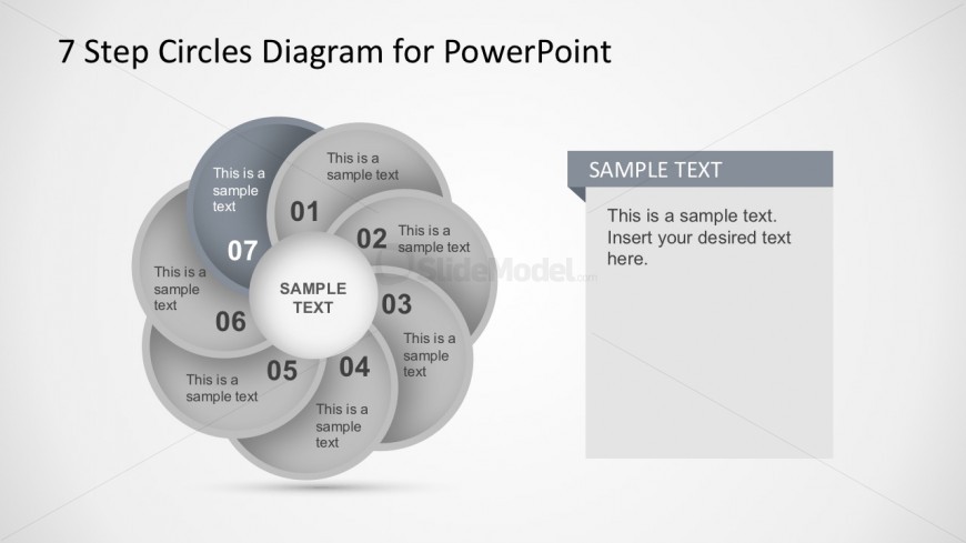 Circular Motion Effect PowerPoint Diagrams Templates