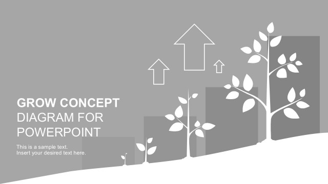 Growth Concept Diagram PowerPoint Template