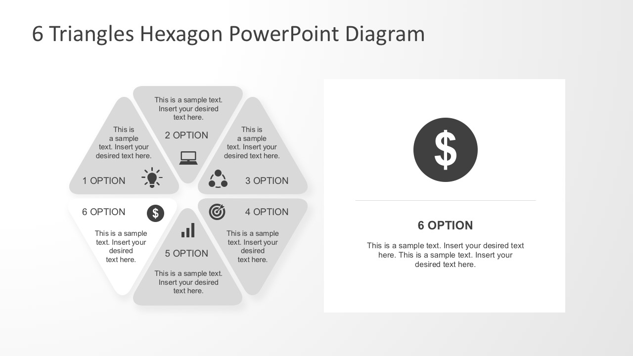 Business Steps Process Hexagonal Infographics