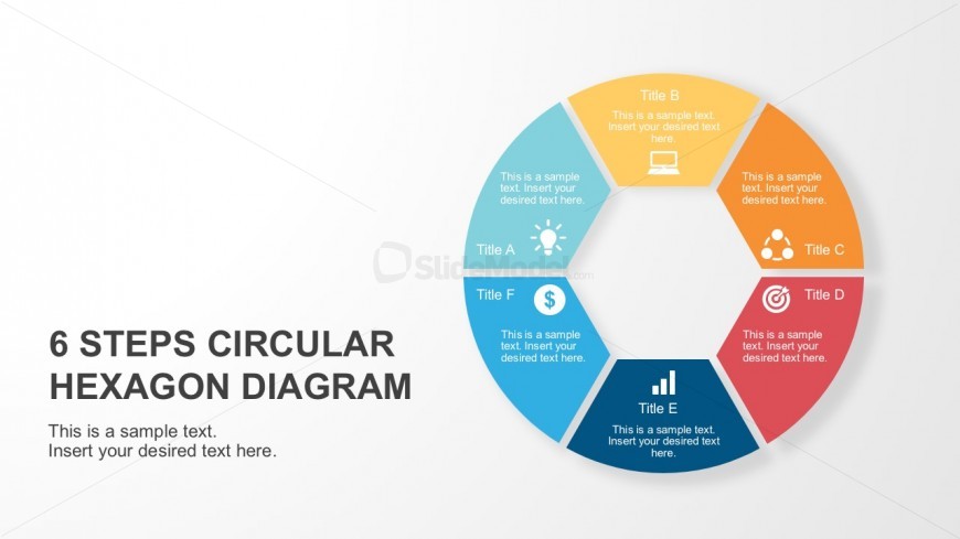 Process Circular Hexagon PowerPoint Diagram