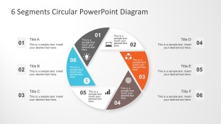 Circular Chart Template For PowerPoint 