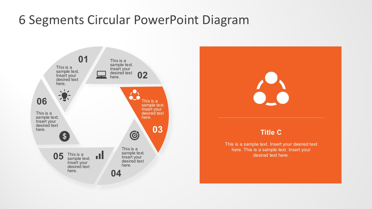 Creative Cycle Diagram For Microsoft PowerPoint