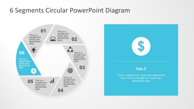 Business Process Infographics With Circle Charts