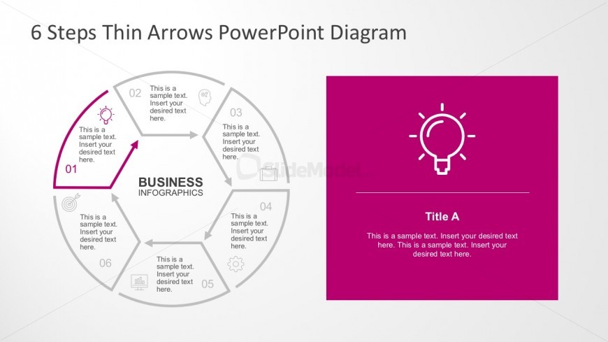 6 Steps Business Diagrams For PowerPoint