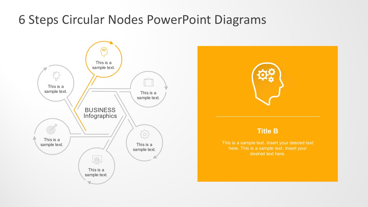 Nodal Diagram For PowerPoint Presentation Slides