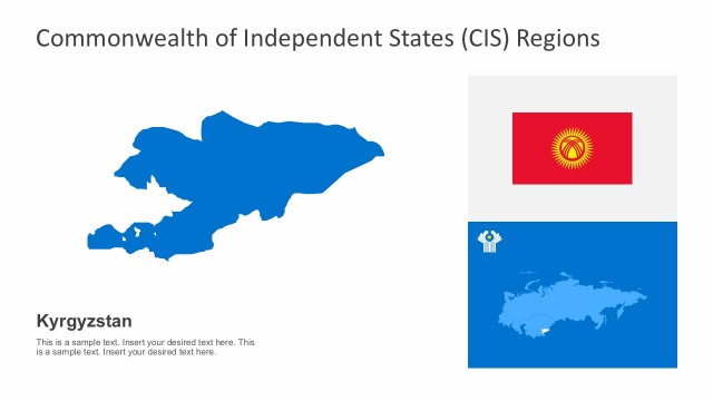 Kyrgyzstan Editable CIS PowerPoint Maps